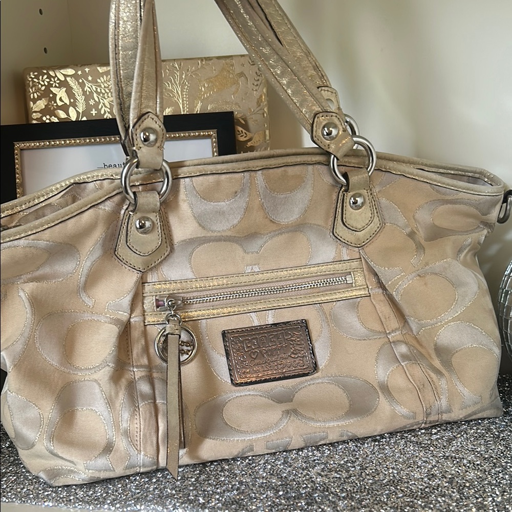 Coach Poppy Tote Bag Purse